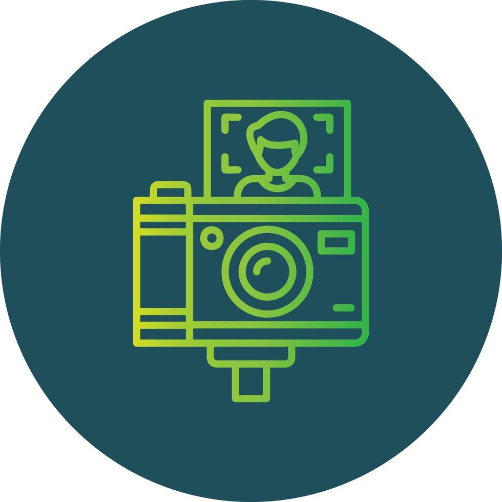 Vlogger Creative Icon Design vector