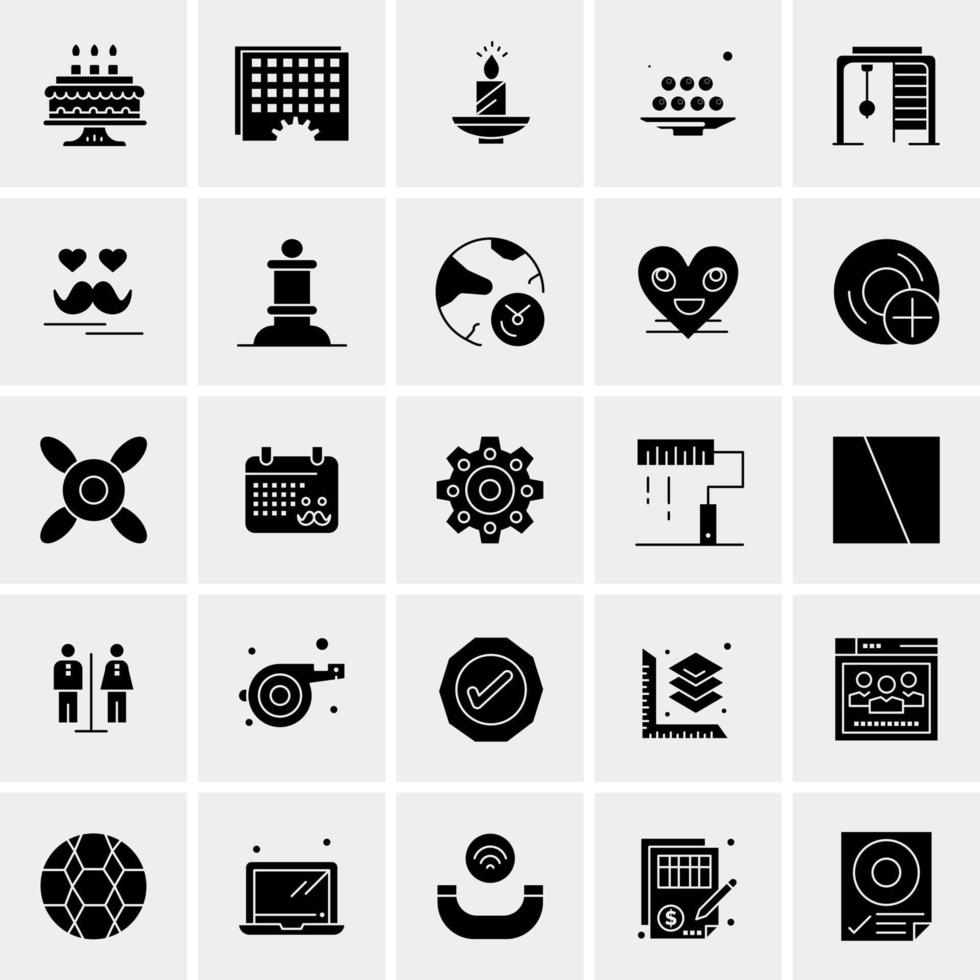 25 Universal Business Icons Vector Creative Icon Illustration to use in web and Mobile Related project