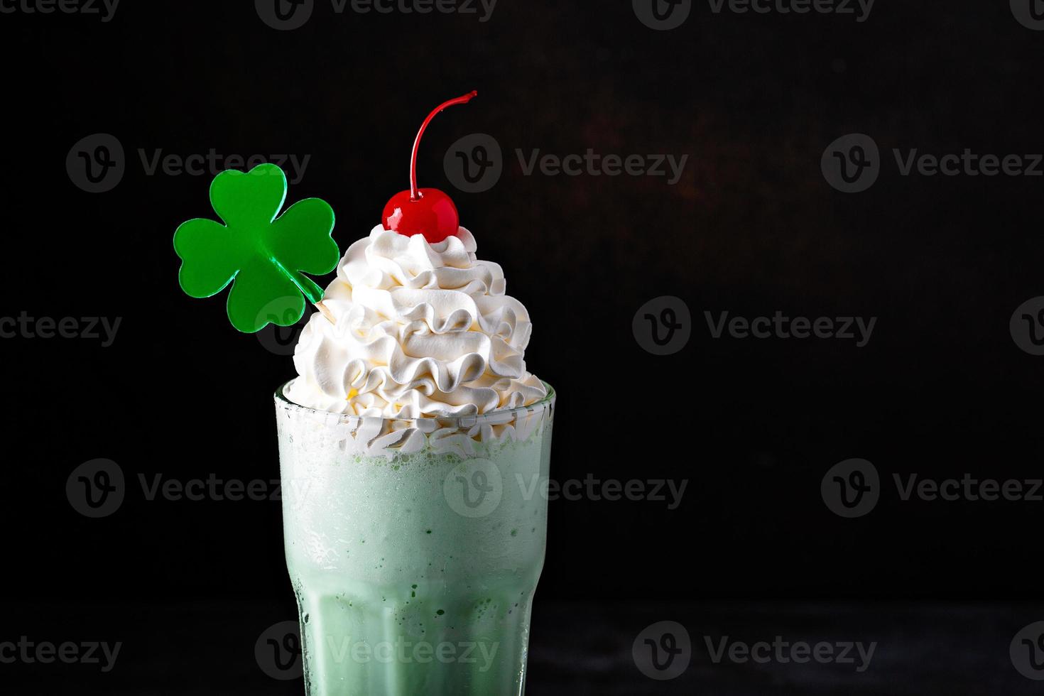 Shamrock shake for Saint Patricks day photo