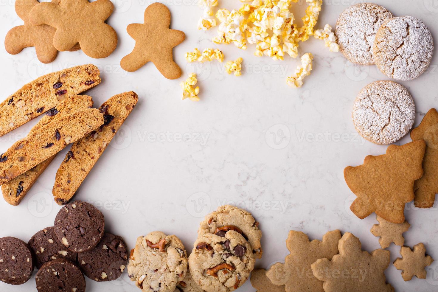Variety of cookies for Christmas 15945622 Stock Photo at Vecteezy