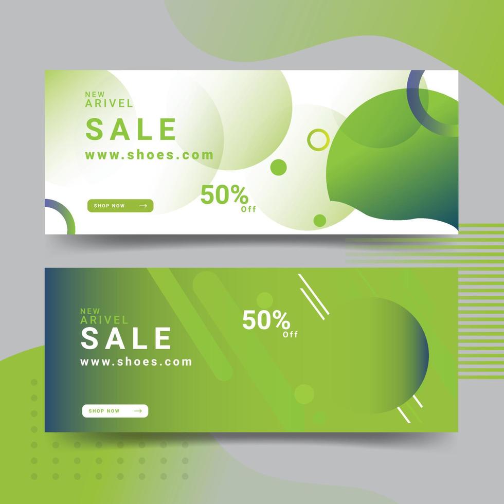 New arrival sale web banner templets design vector