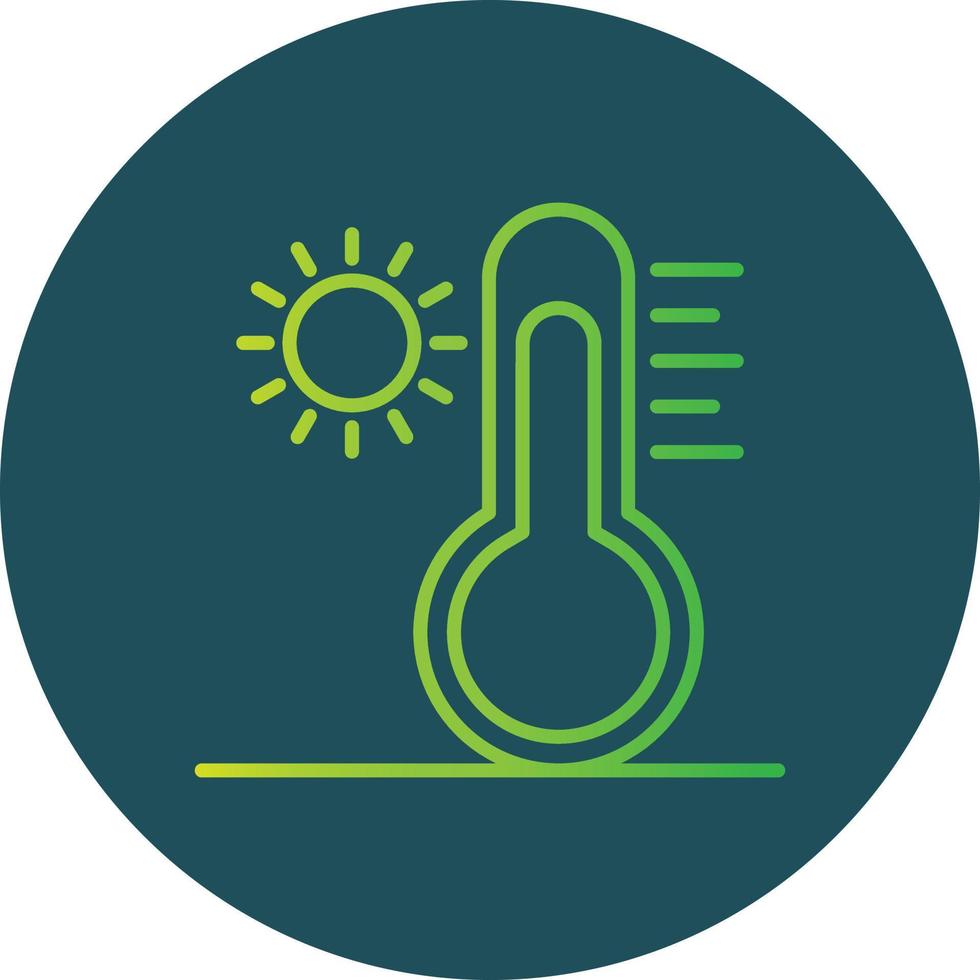 High Temperature Creative Icon Design vector