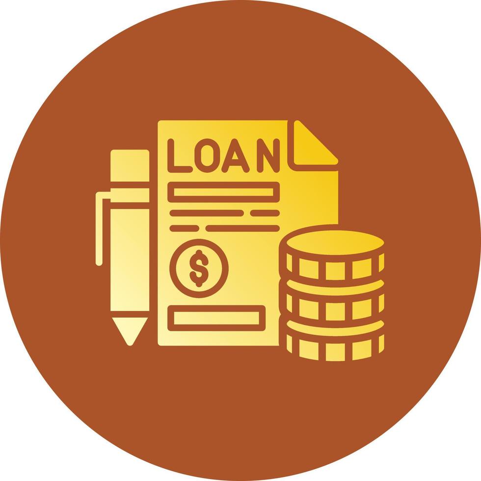 Loan Creative Icon Design vector
