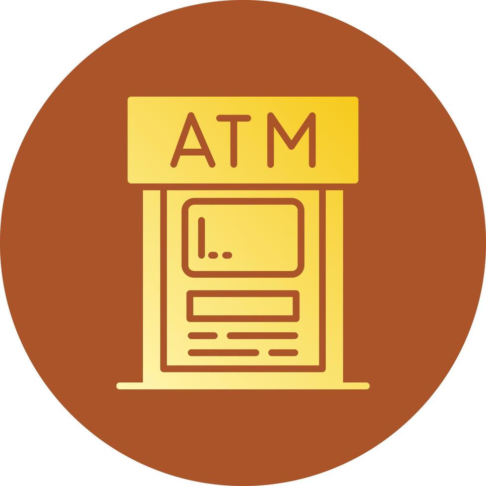 Atm Creative Icon Design vector