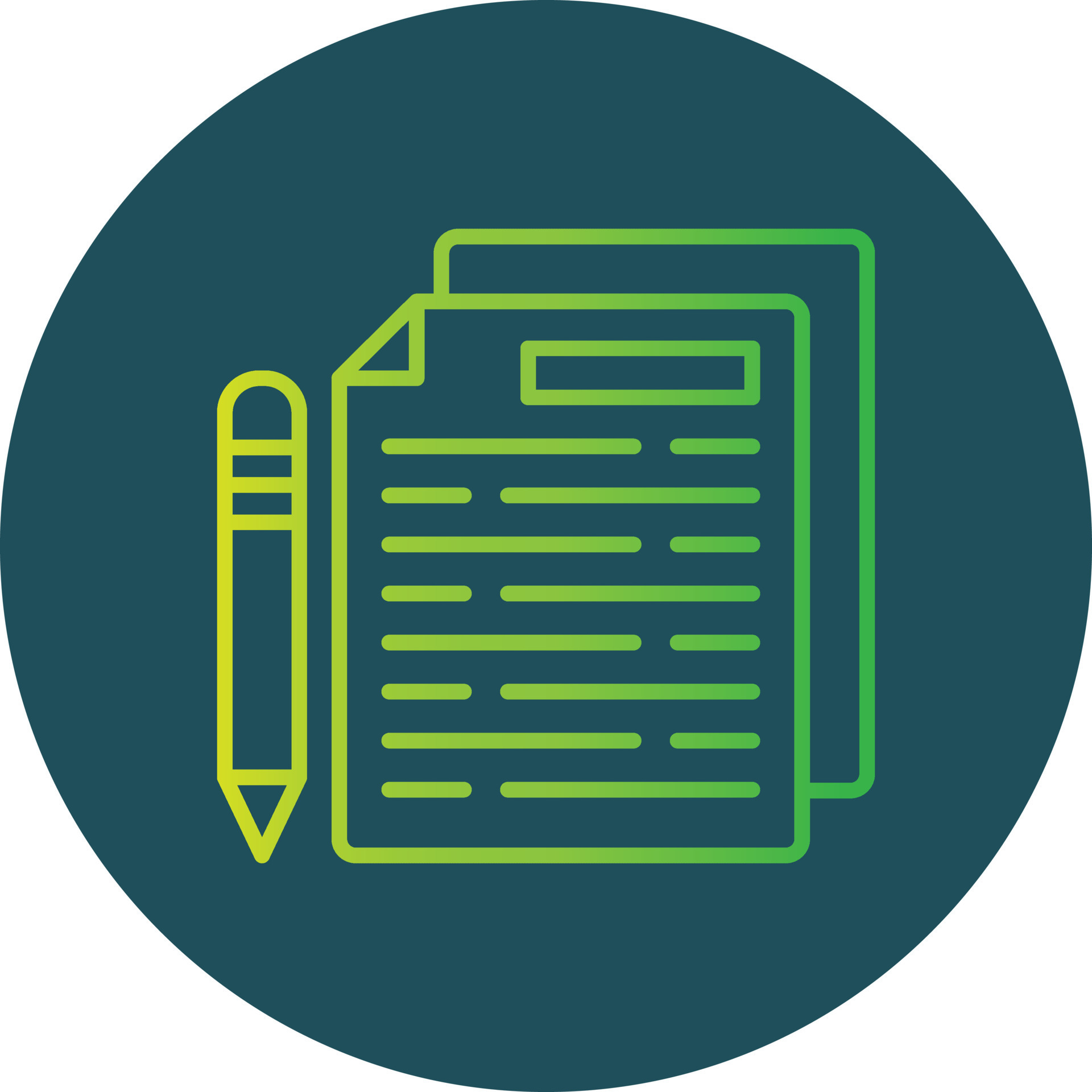 Script Creative Icon Design 15947047 Vector Art at Vecteezy