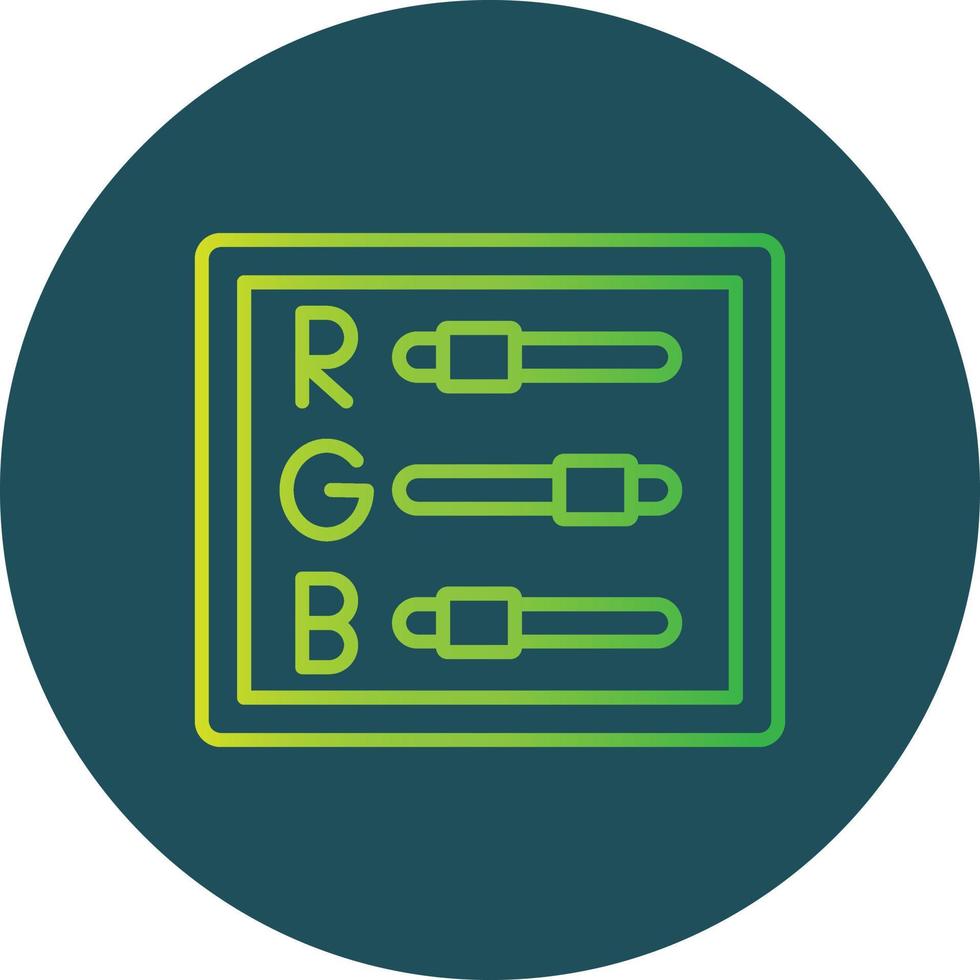 Rgb Creative Icon Design vector