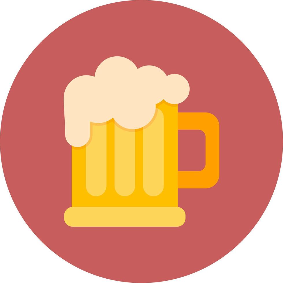 Pint Of Beer Creative Icon Design vector