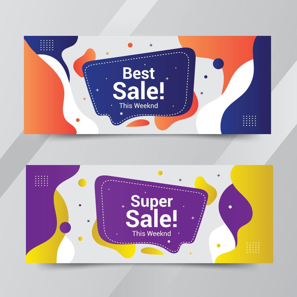 Big sale promotion web banner design vector