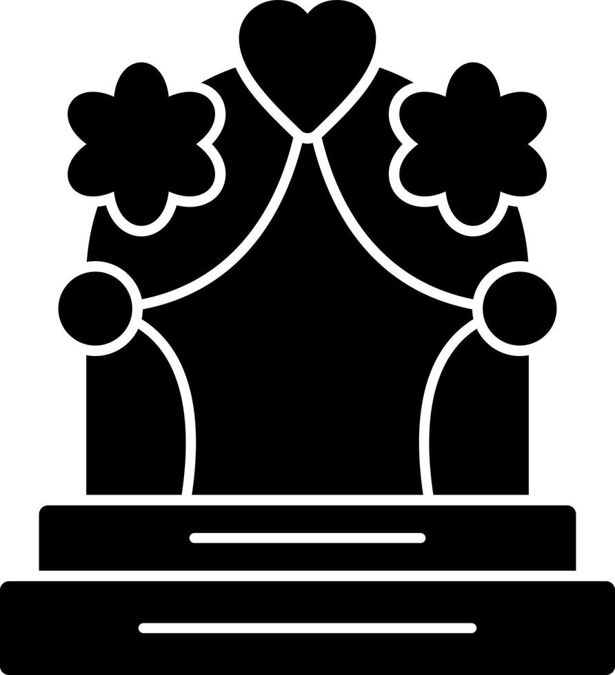 Wedding Arch Vector Icon Design
