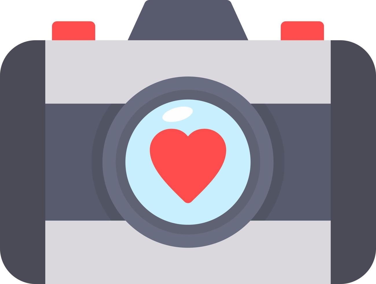 Wedding Camera Vector Icon Design