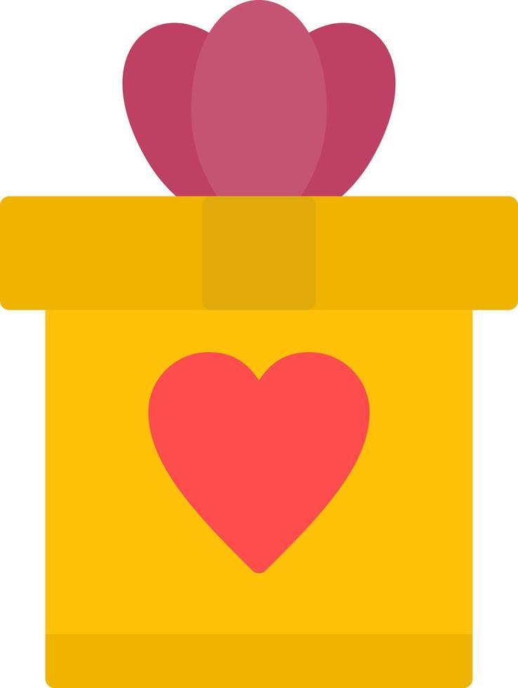 Wedding Gift Vector Icon Design
