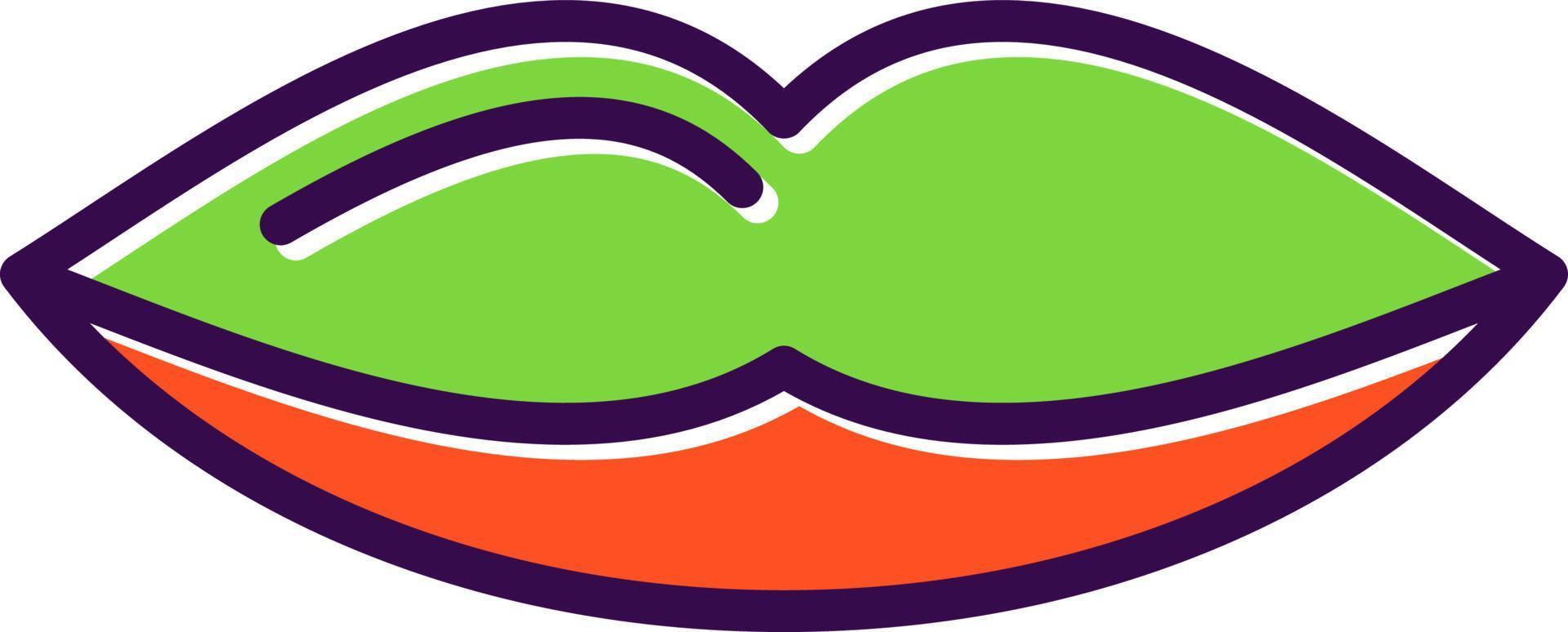 Lips Vector Icon Design