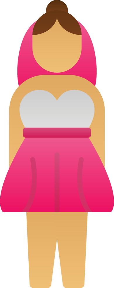 Bride Vector Icon Design