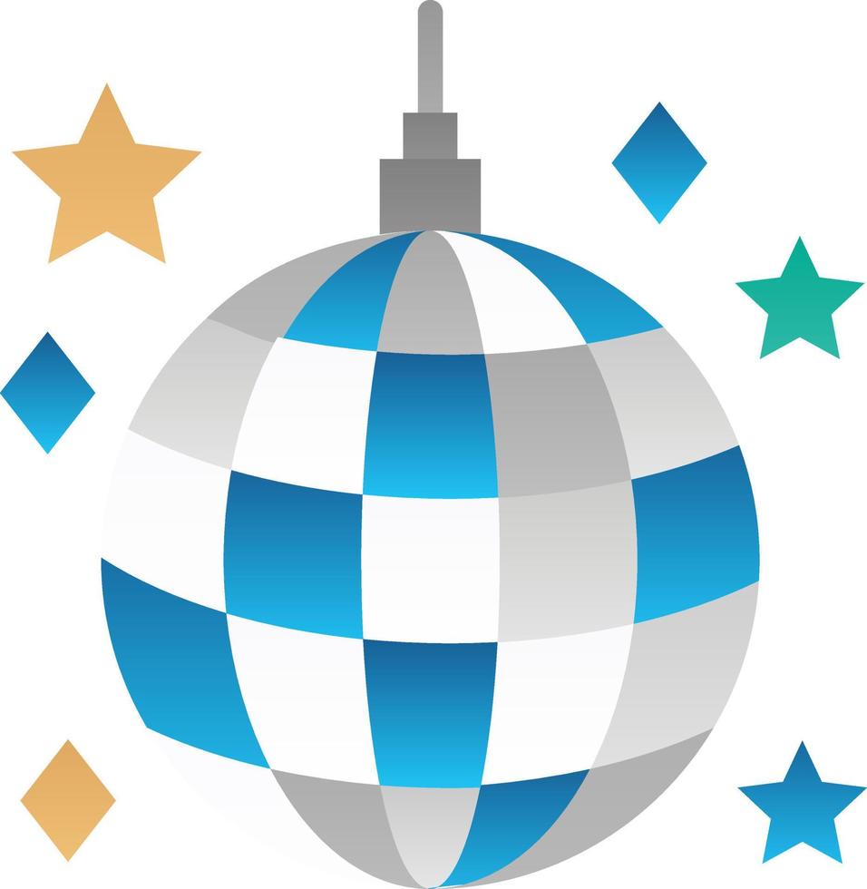 Disco Ball Vector Icon Design