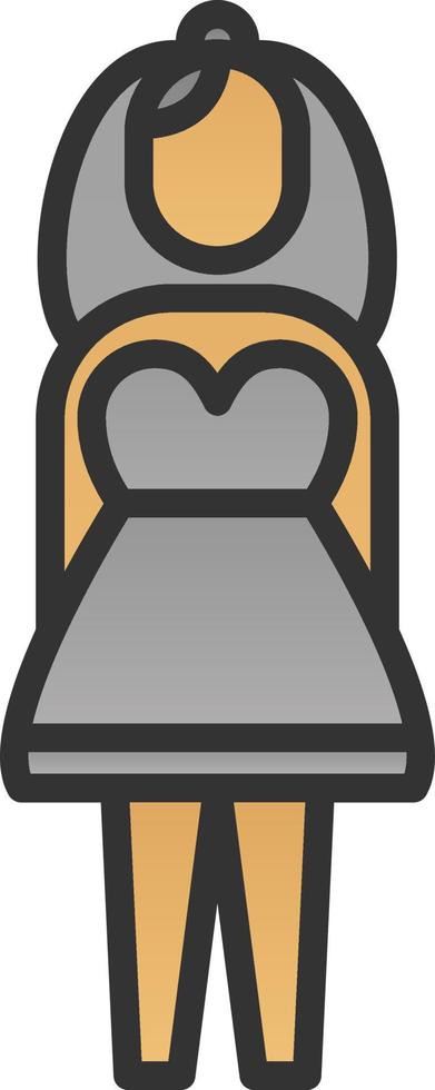 Bride Vector Icon Design