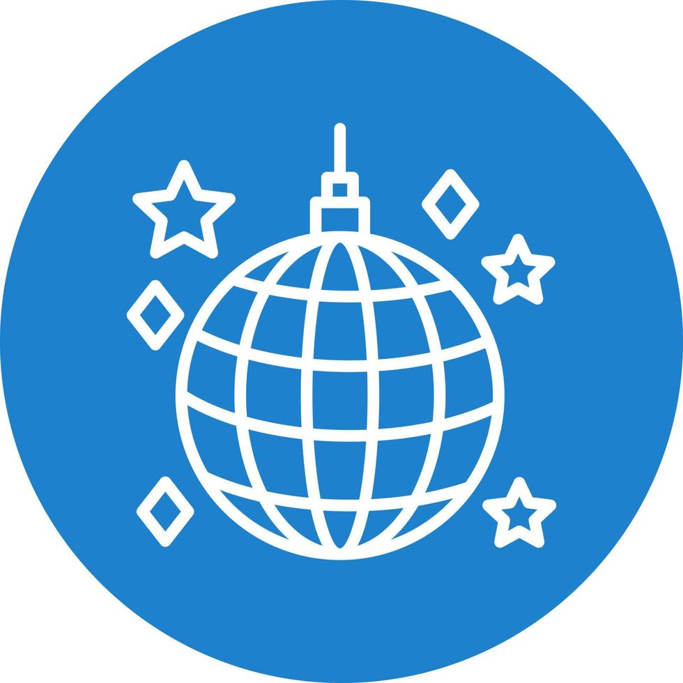 Disco Ball Vector Icon Design