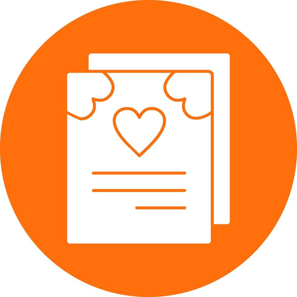 Wedding Certificate Vector Icon Design