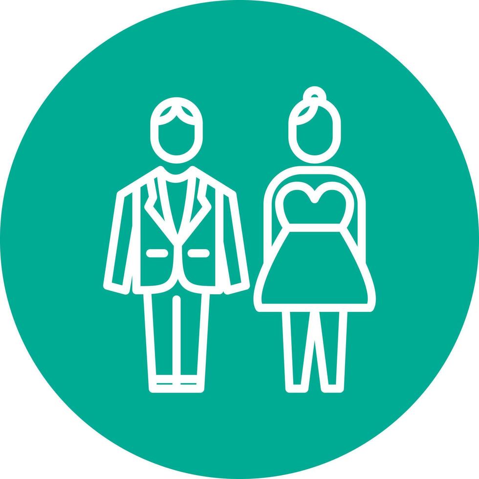 Groom Vector Icon Design