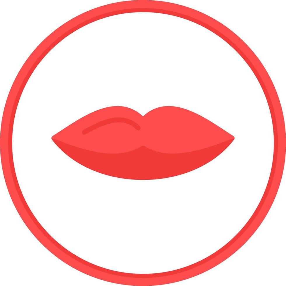 diseño de icono de vector de labios