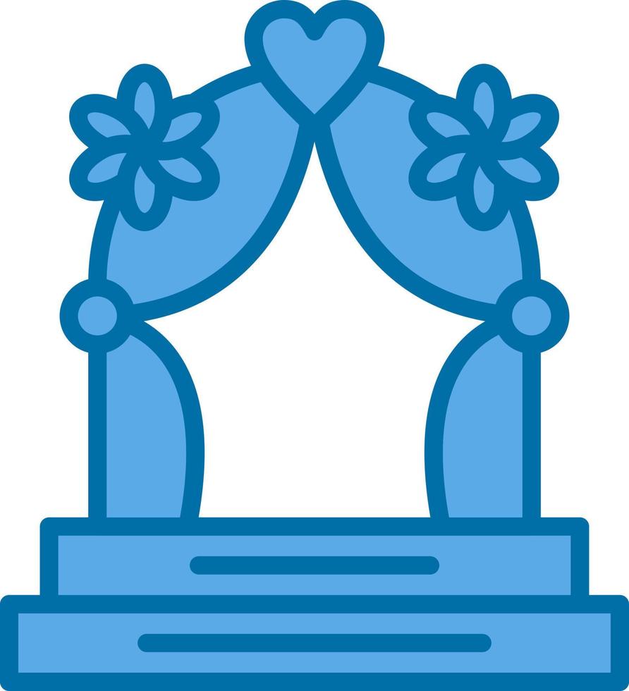 diseño de icono de vector de arco de boda