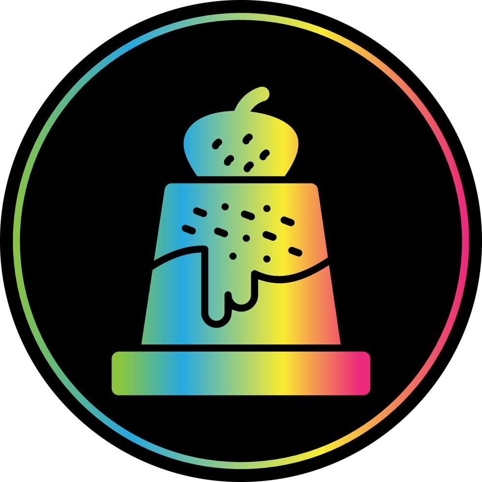 Pudding Vector Icon Design