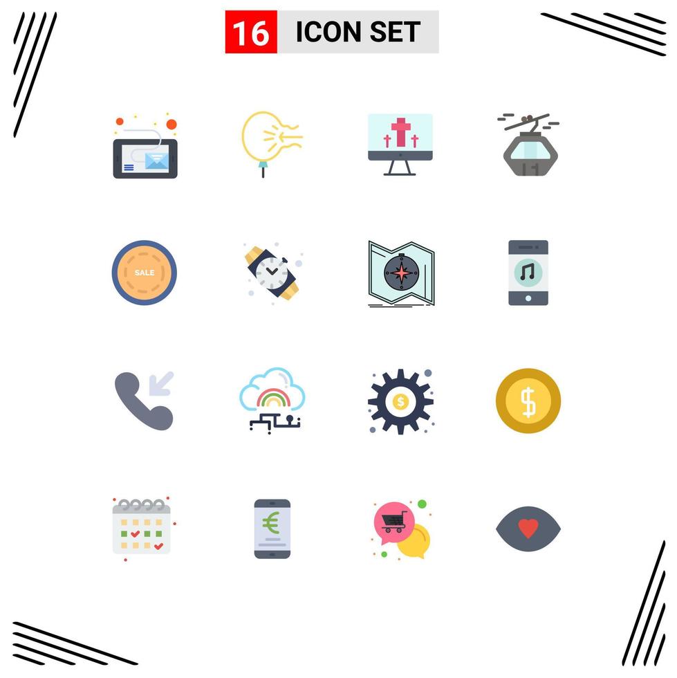 paquete de iconos de vector de stock de 16 signos y símbolos de línea para escandinavia canadá estrés huevo ártico paquete editable de elementos de diseño de vector creativo