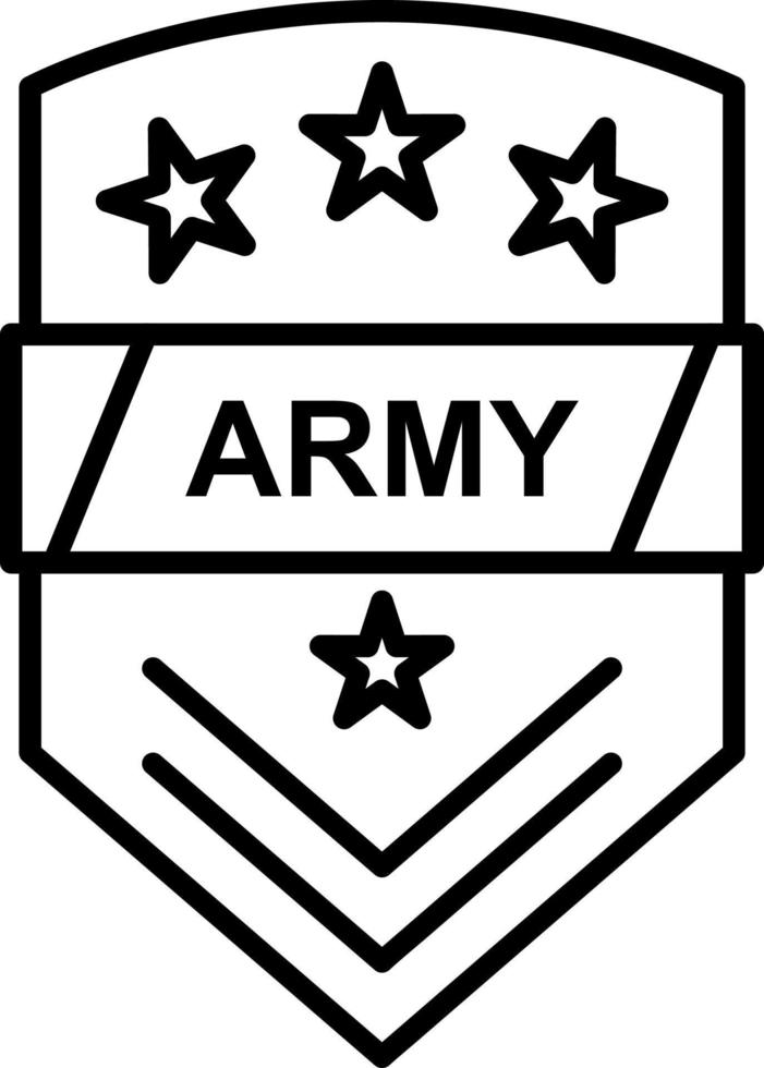 Badge Line icon vector