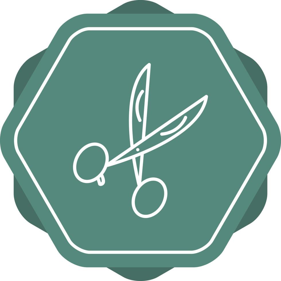 Scissors Line Icon vector