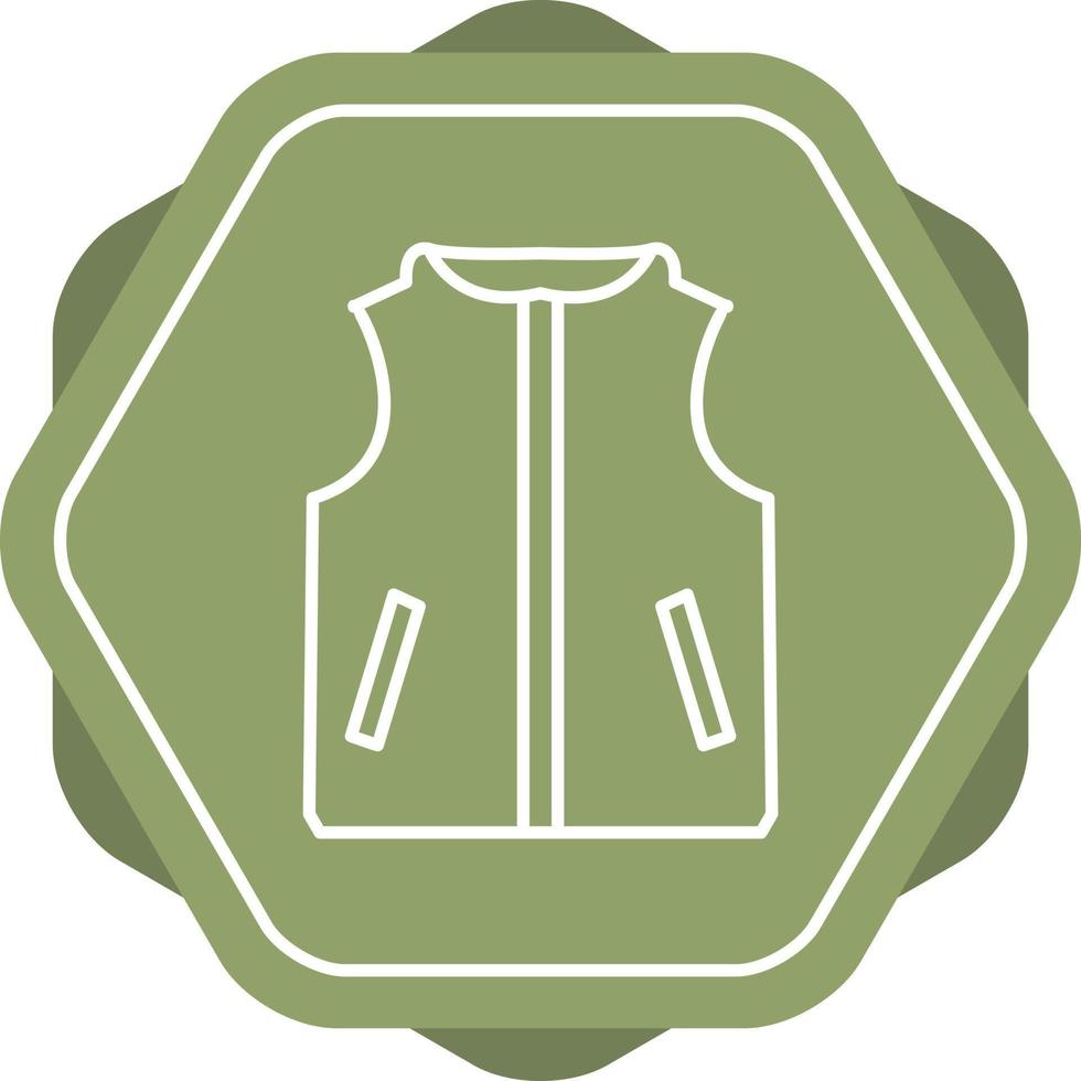 Vest Line Icon vector