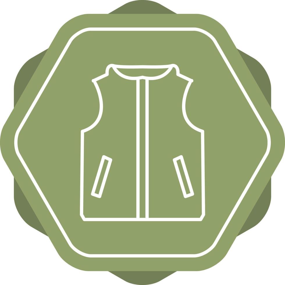 Vest Line Icon vector