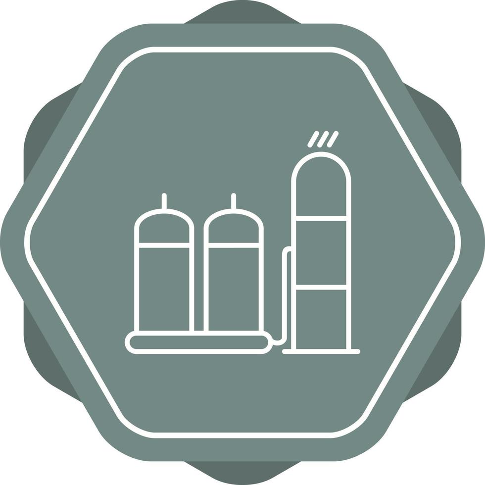Refinery Line Icon vector