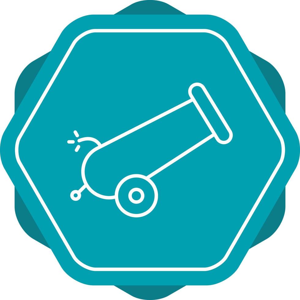 Cannon Line Icon vector