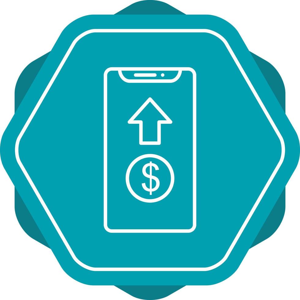 Send Money Line Icon vector