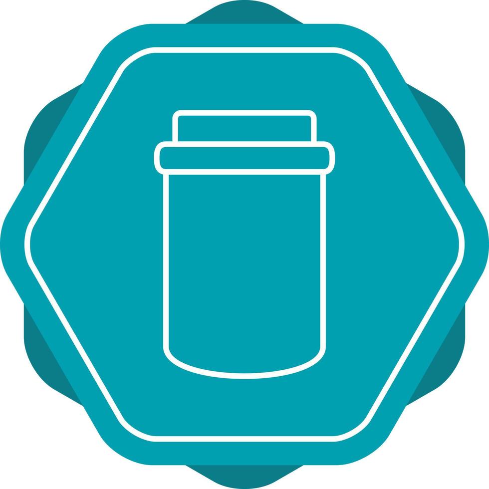 Unique Jam Bottle Vector Line Icon