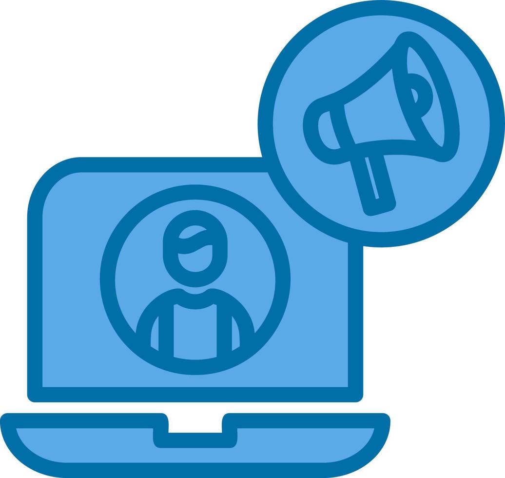 Content Marketer Vector Icon Design