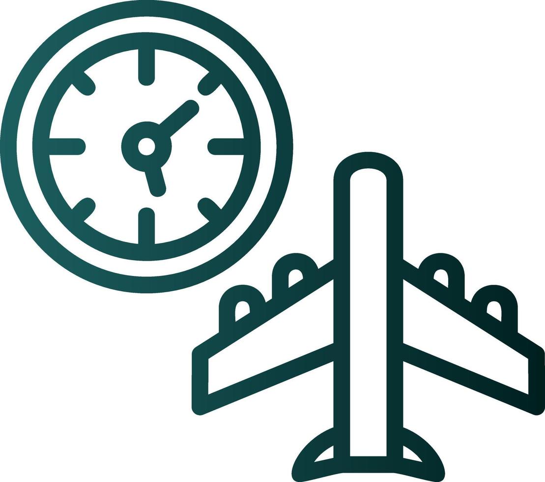 Jet Lag Vector Icon Design