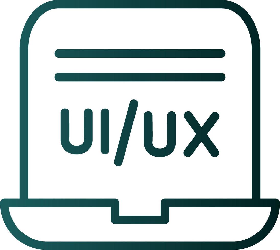 Ui Ux Designer Vector Icon Design