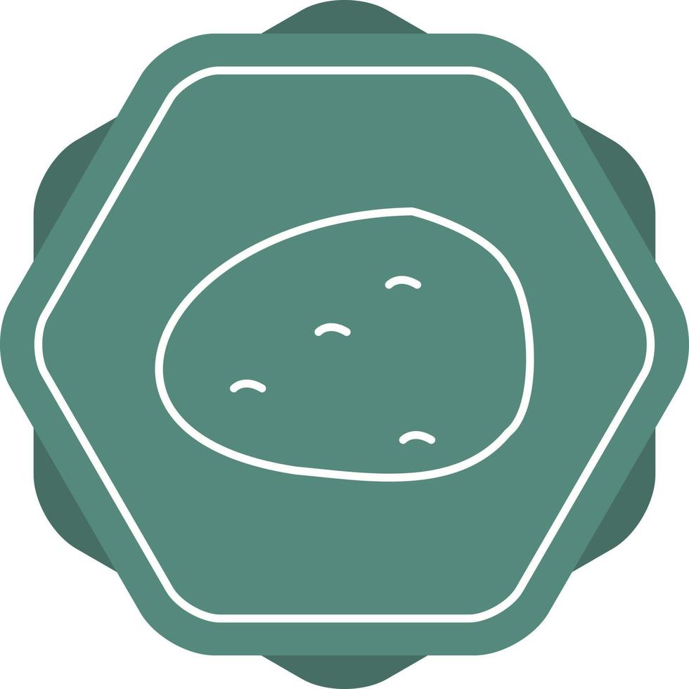 Unique Potato Vector Line Icon