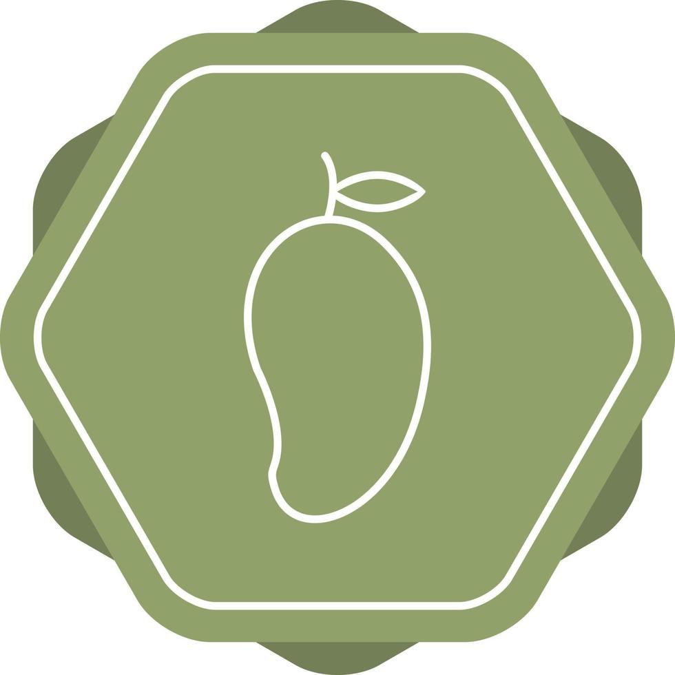 Unique Mango Vector Line Icon