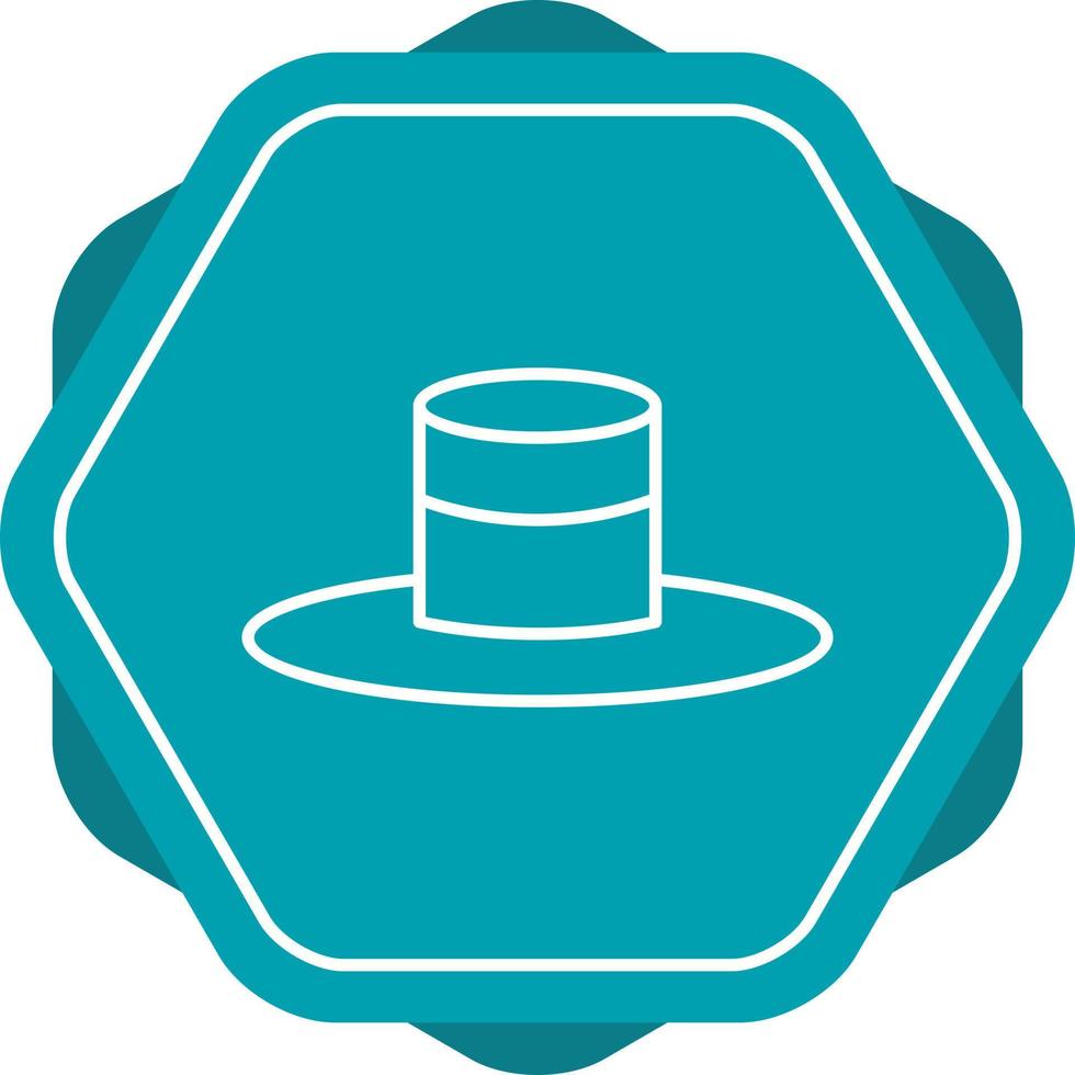 Unique Hat Vector Line Icon