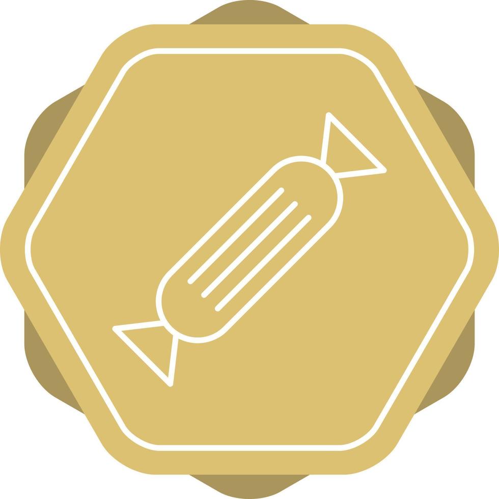 Unique Candy Vector Line Icon