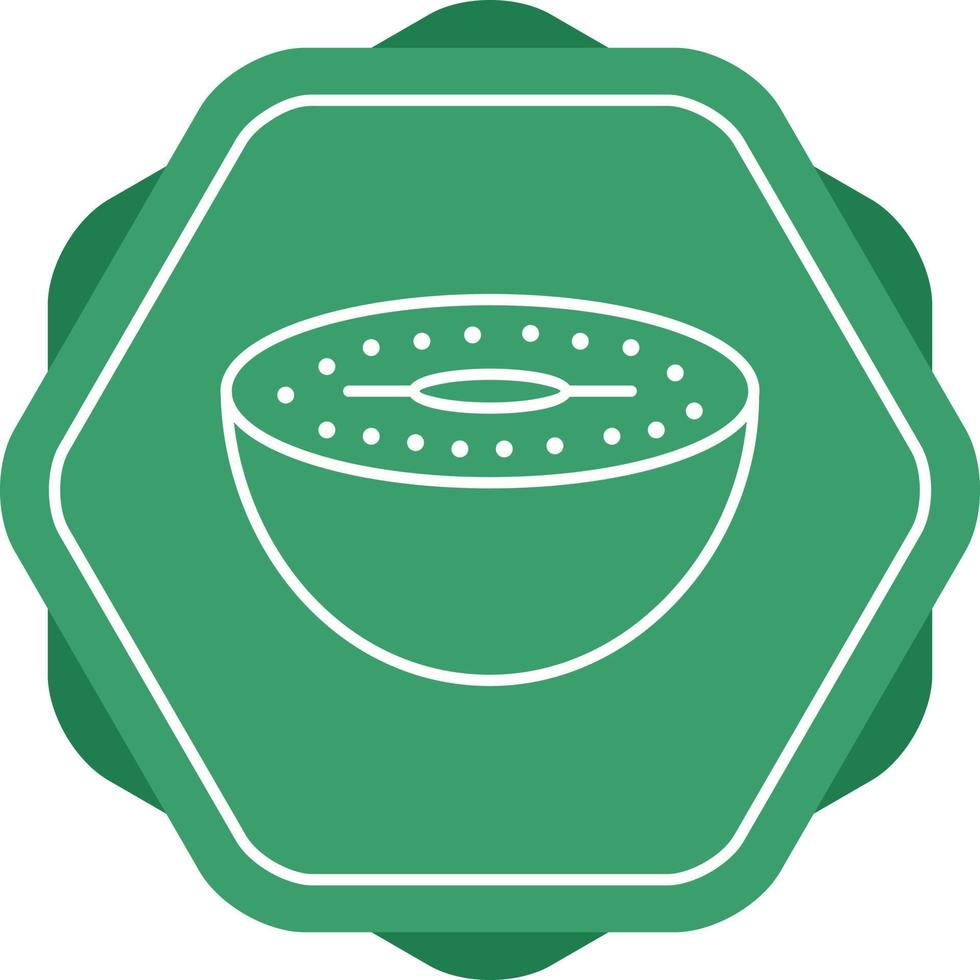 Unique Kiwi Vector Line Icon