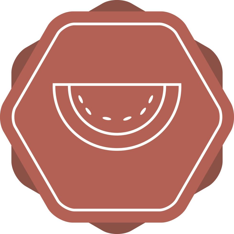 Unique Melon Vector Line Icon