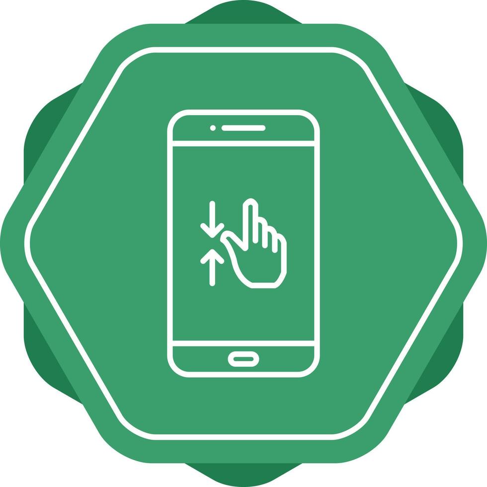 Unique Gestures Vector Line Icon
