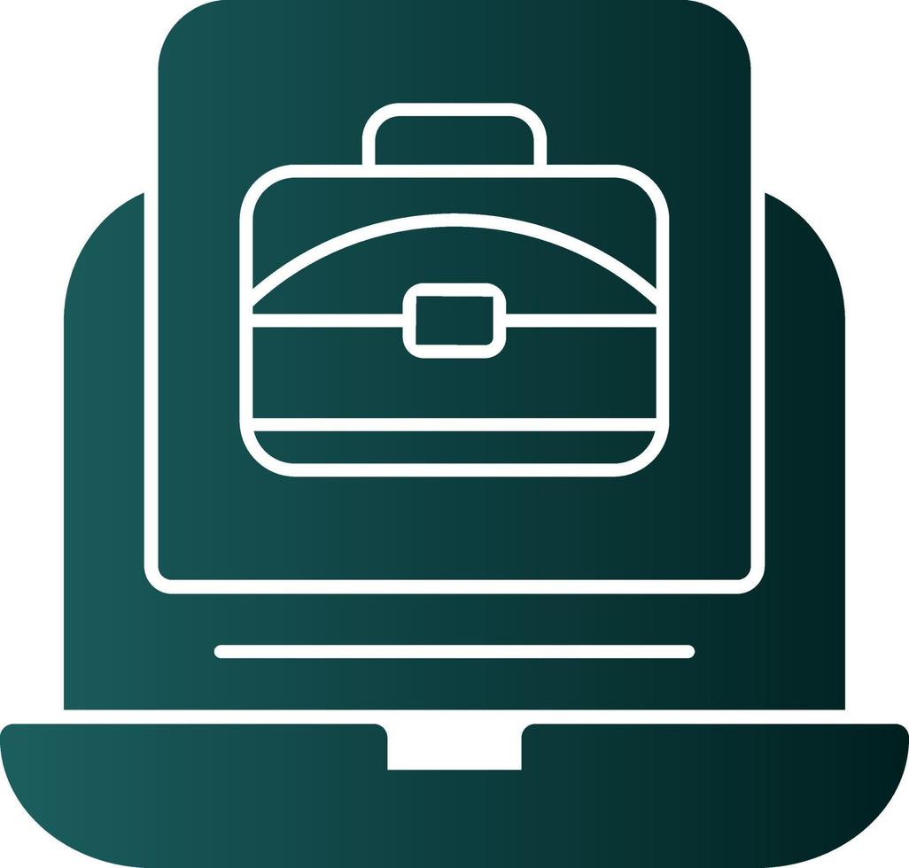 Online Jobs Platform Vector Icon Design