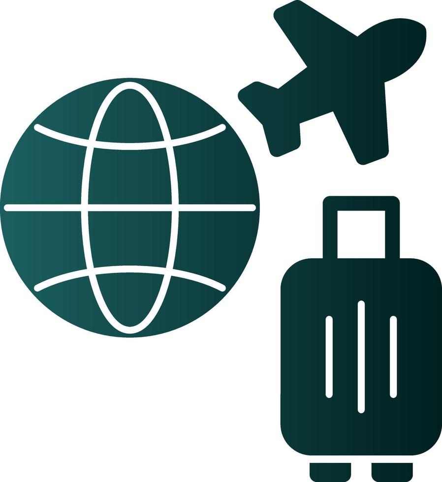 Travel Insurance Vector Icon Design