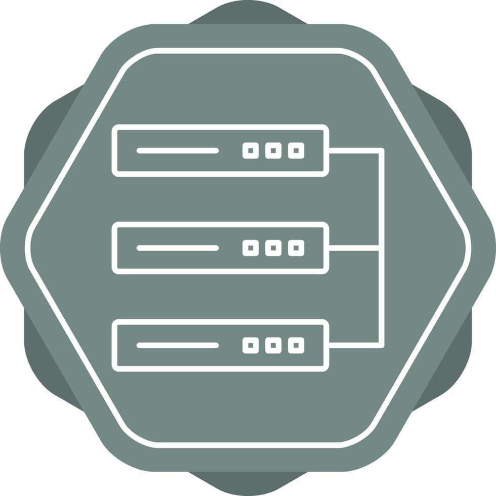 Unique Data Center Vector Line Icon