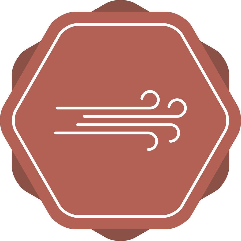 Unique Wind Vector Line Icon