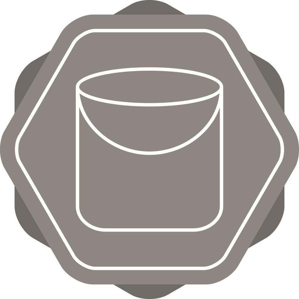 Unique Sand Bucket Vector Line Icon