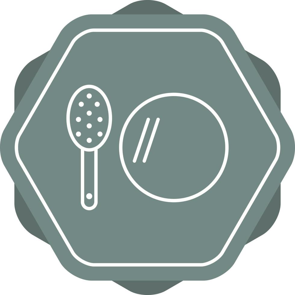Unique Brush And Mirror Vector Line Icon